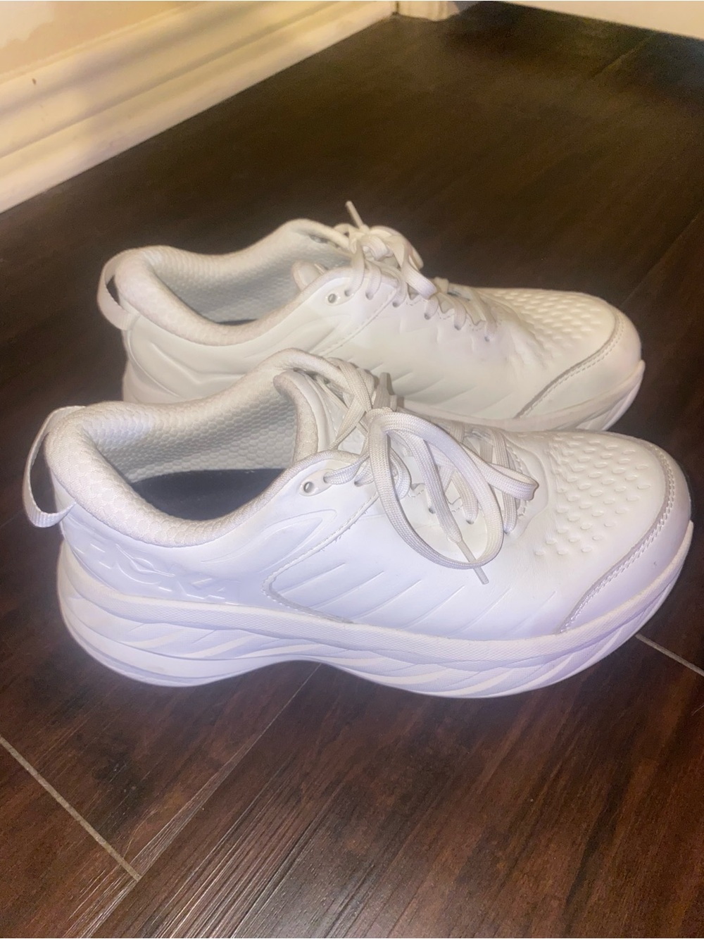 Hoka All-White Women's Athletic Sneakers